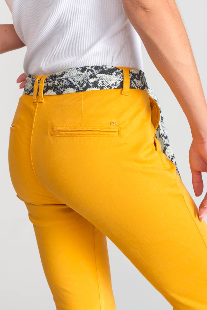 Pantalon chino Dyli5 moutarde