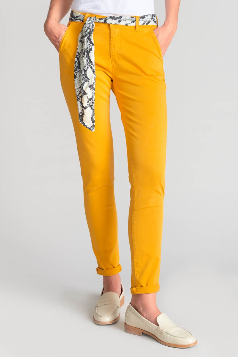 Pantalon chino Dyli5 moutarde
