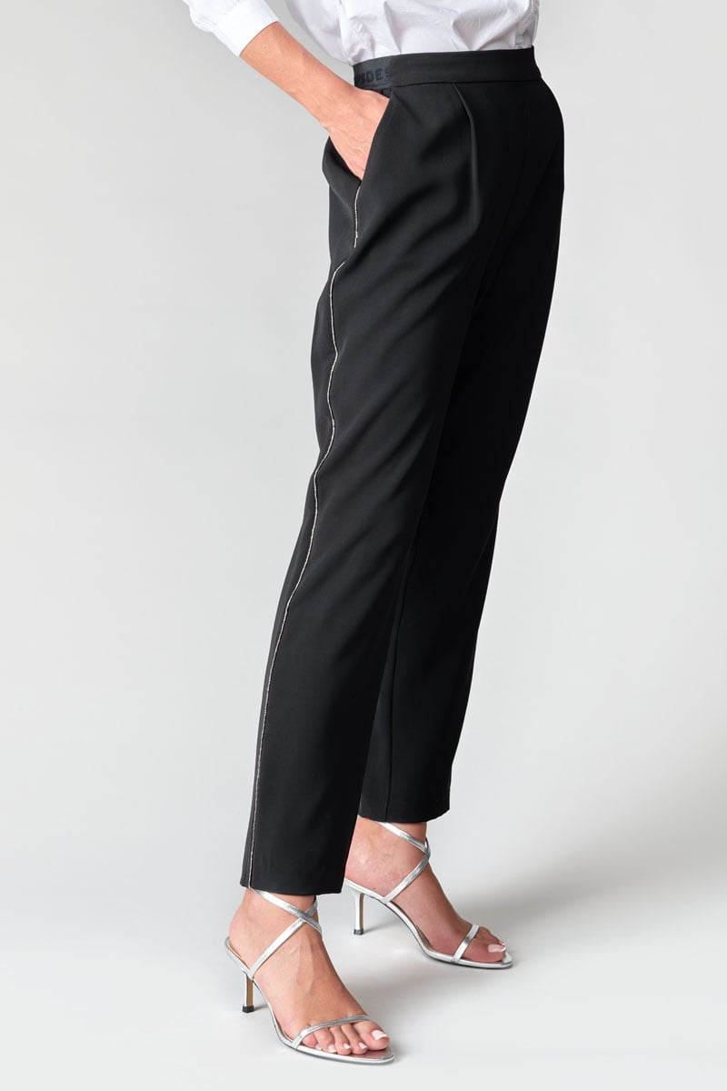 Pantalon fluide Plhox noir