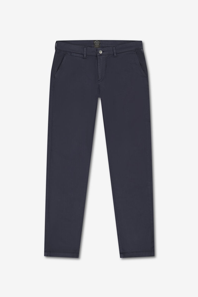 Pantalon chino large Cesar bleu marine