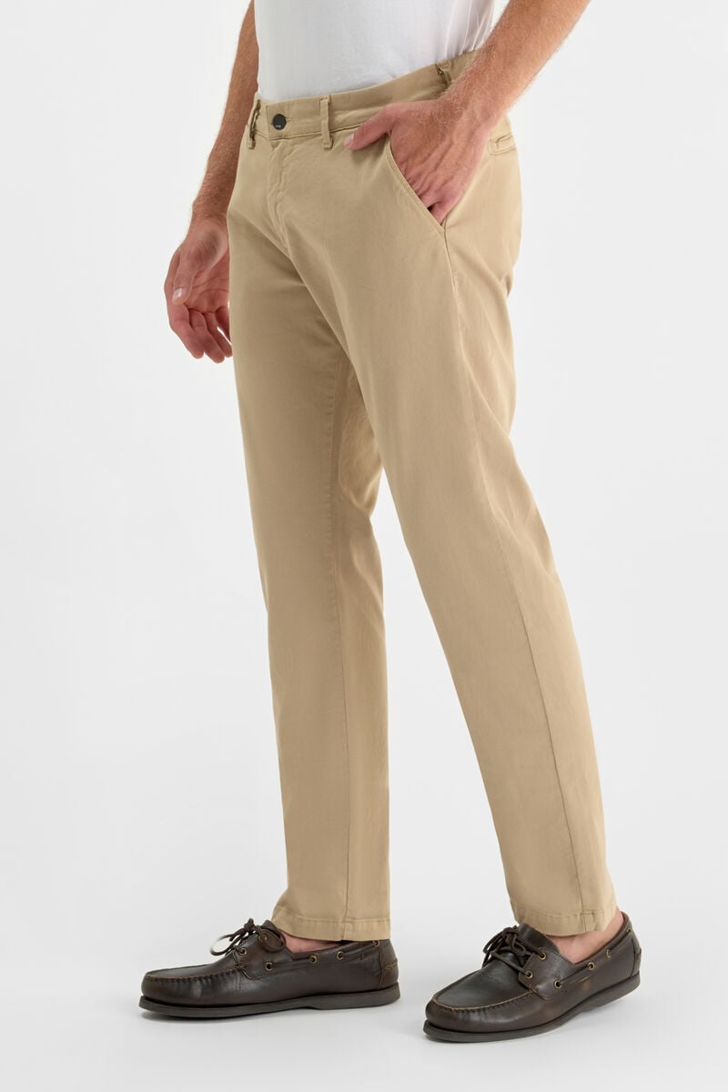 Pantalon chino large Cesar beige sable