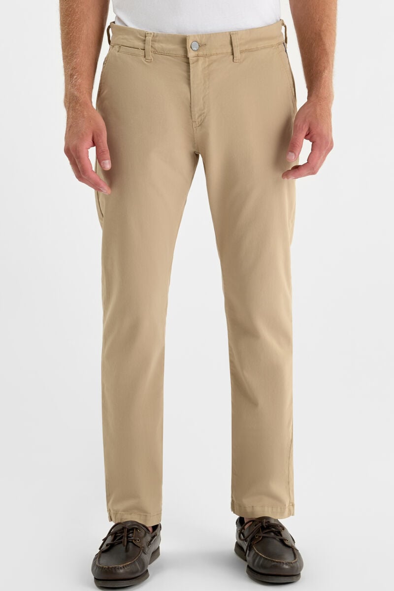 Pantalon chino large Cesar beige sable