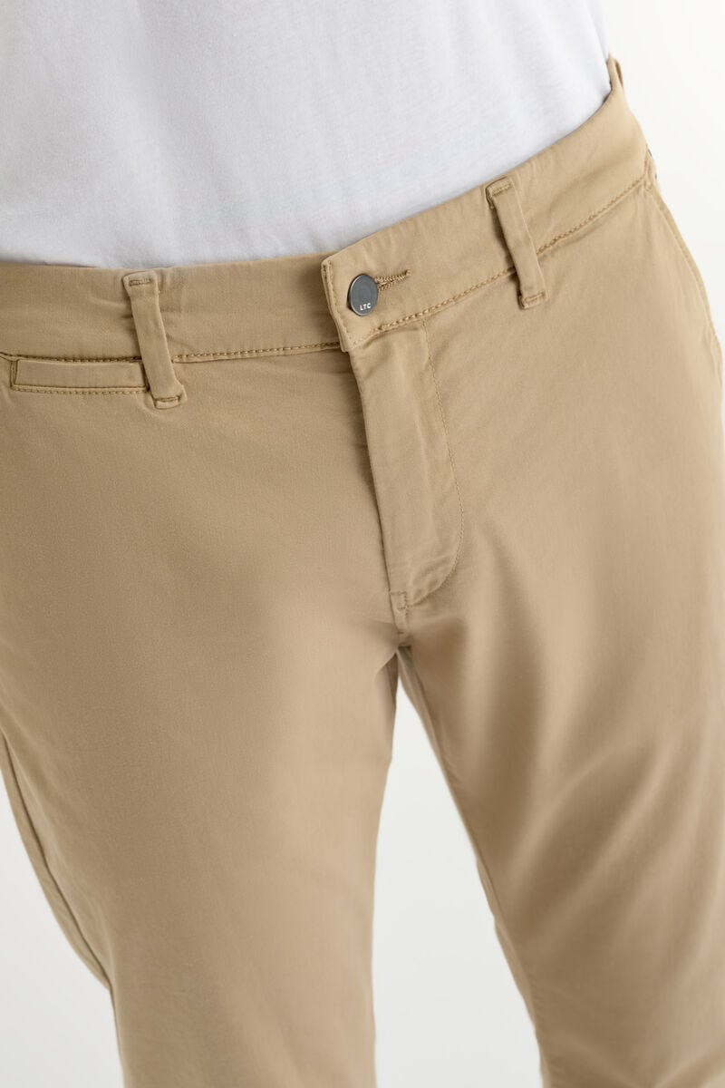 Pantalon chino large Cesar beige sable