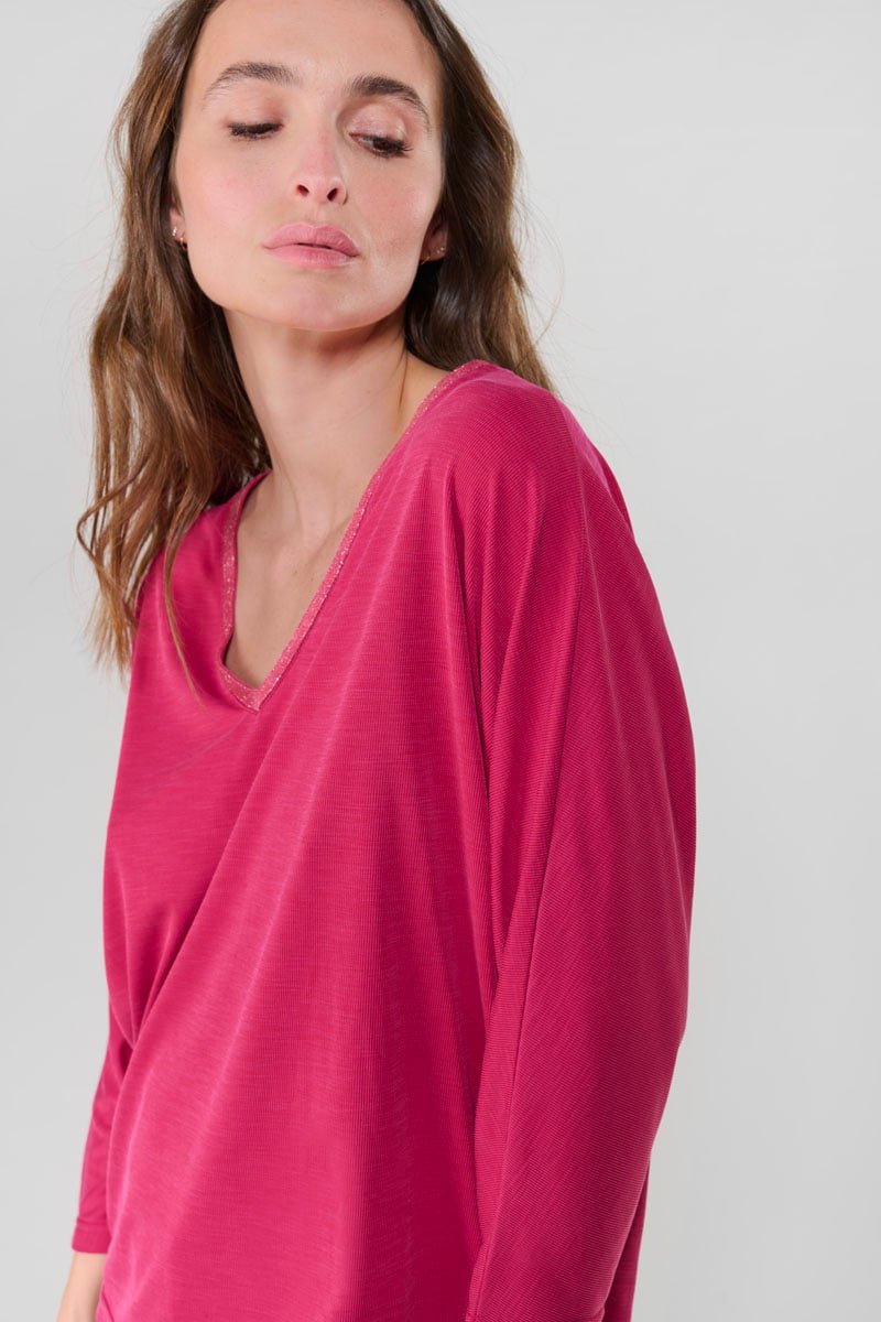 T-shirt Cepada framboise