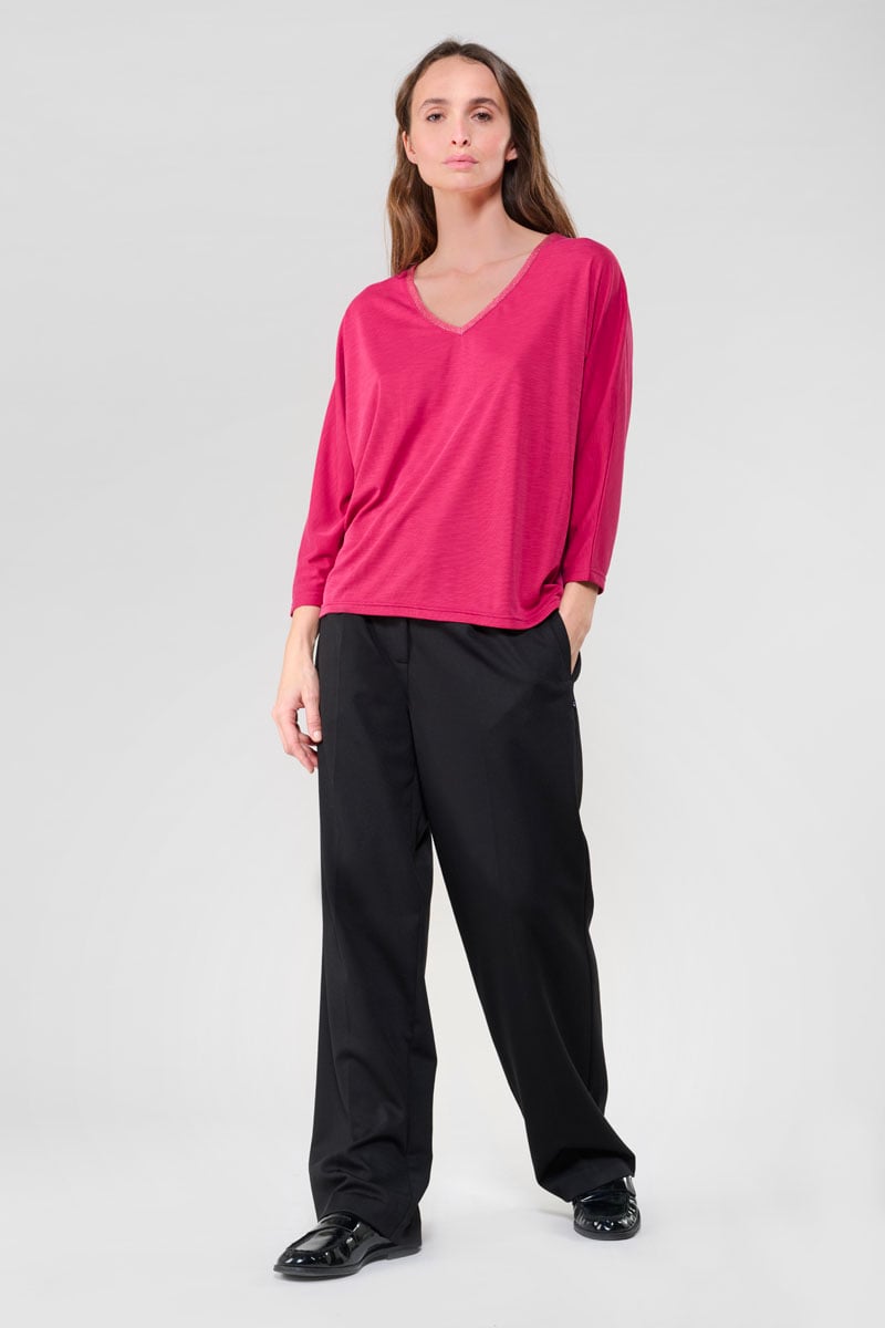 T-shirt Cepada framboise