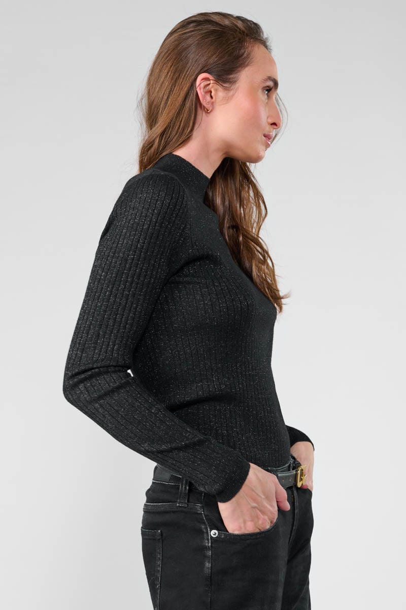 Pull Cruza noir brillant