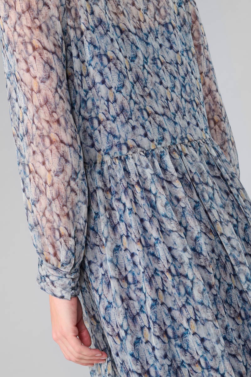 Robe Denali bleue à motif