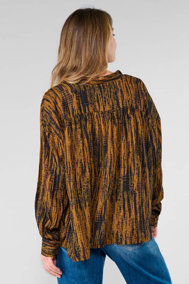 Blouse Fitz à motif tie and dye