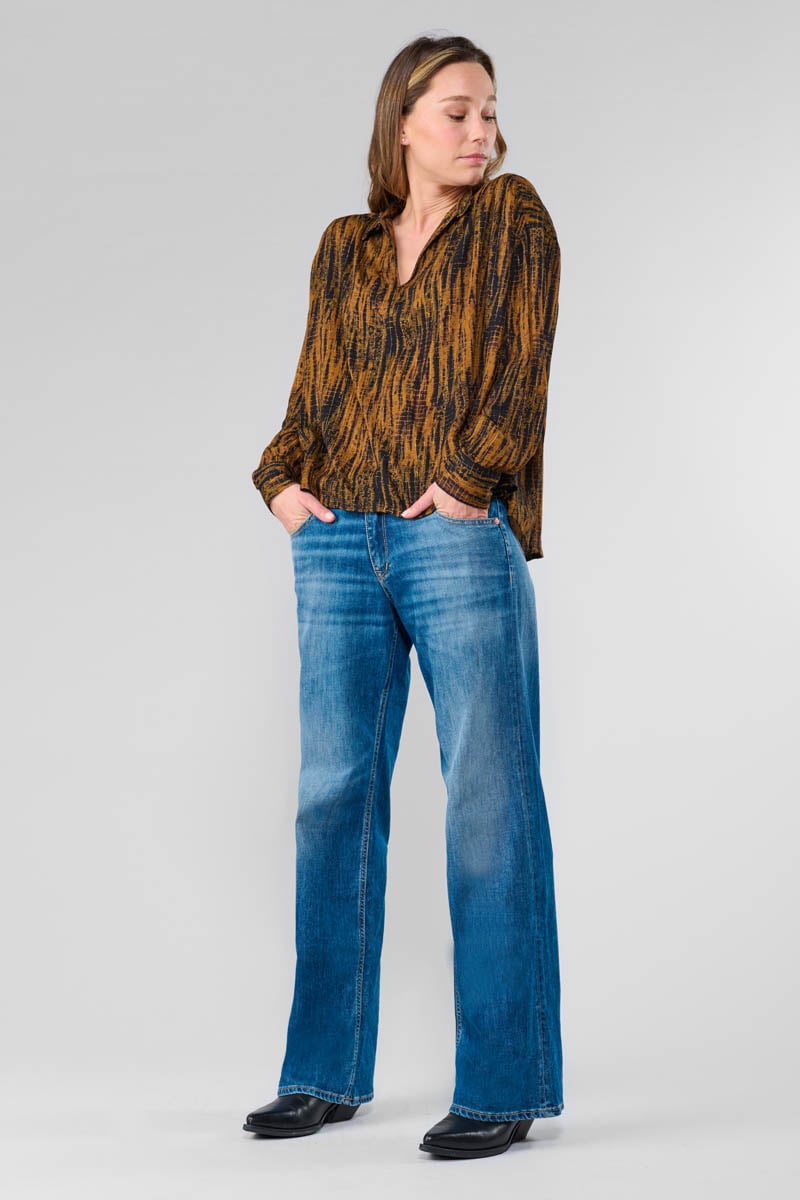 Blouse Fitz à motif tie and dye