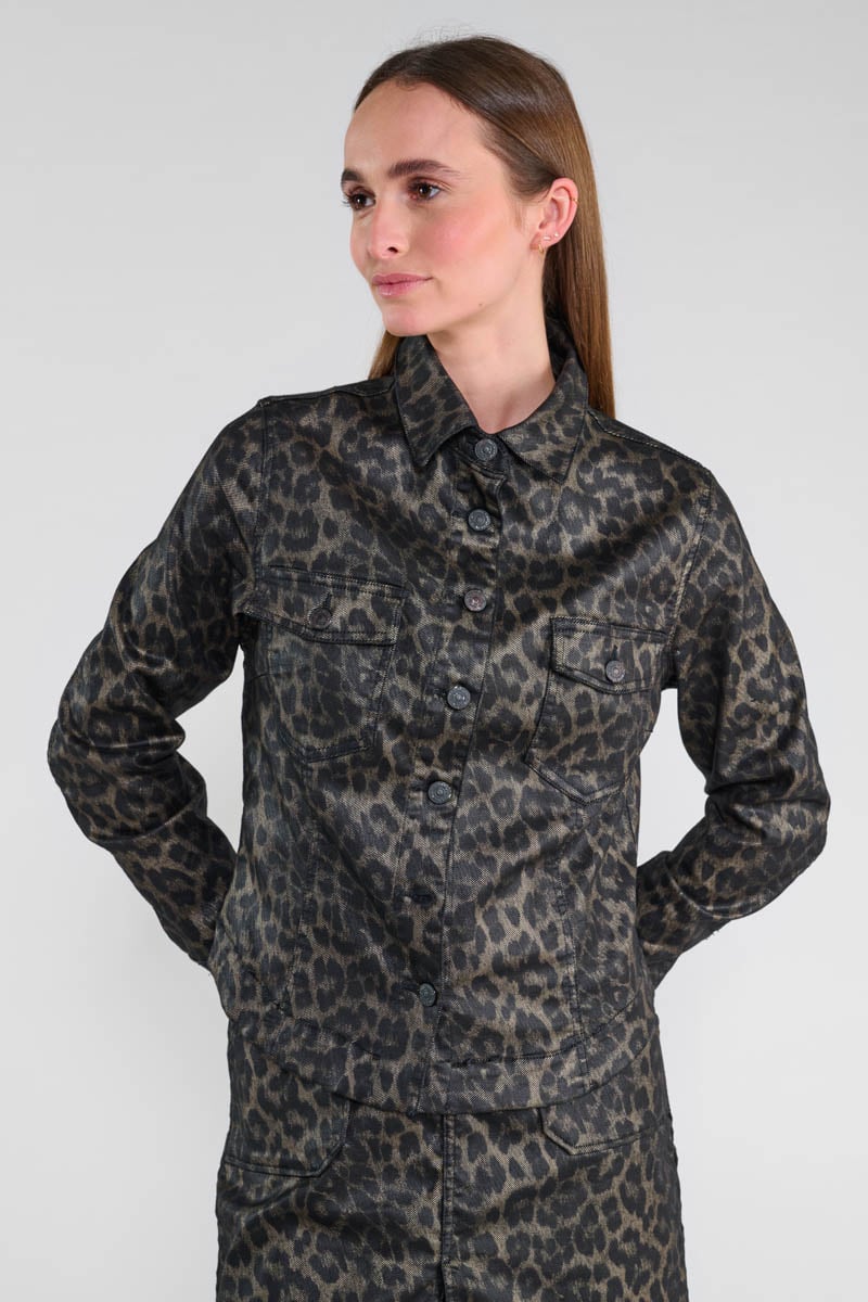 Veste Lilly à motif léopard