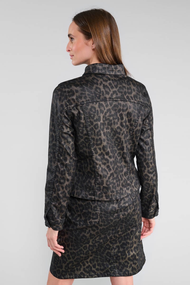 Veste Lilly à motif léopard