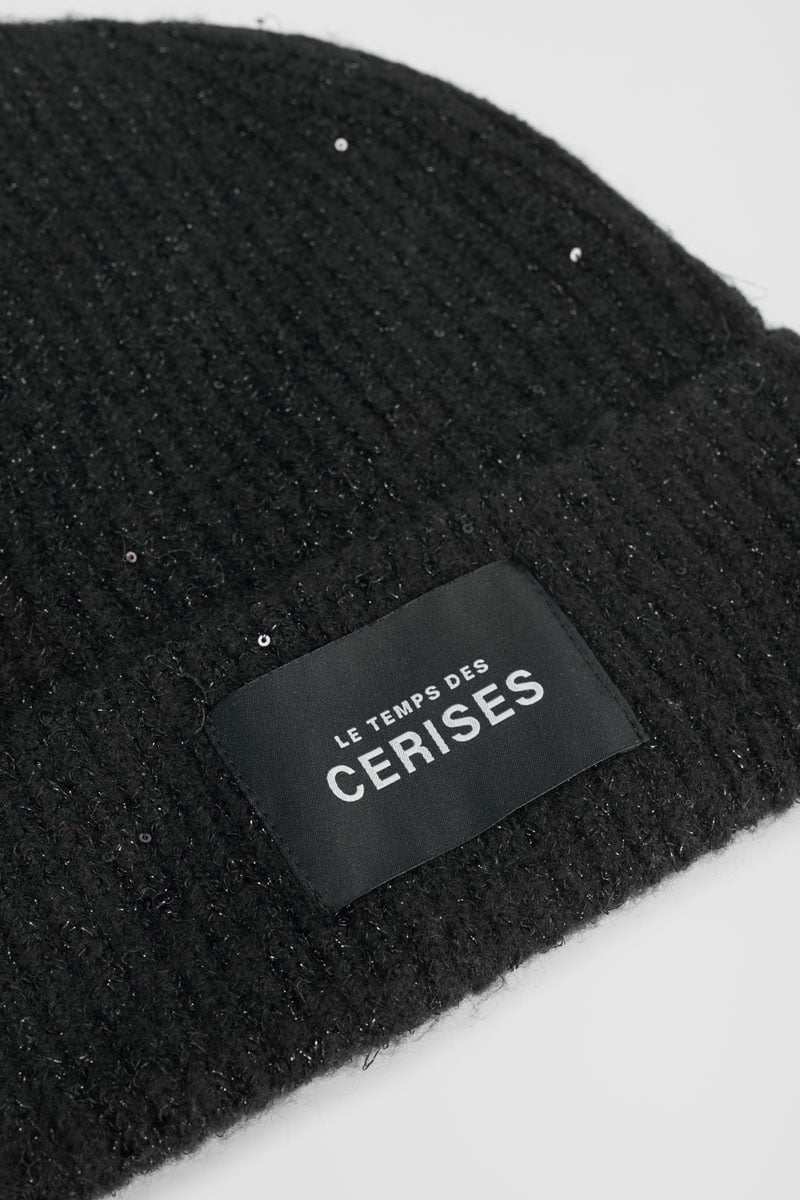 Bonnet Posco noir brillant