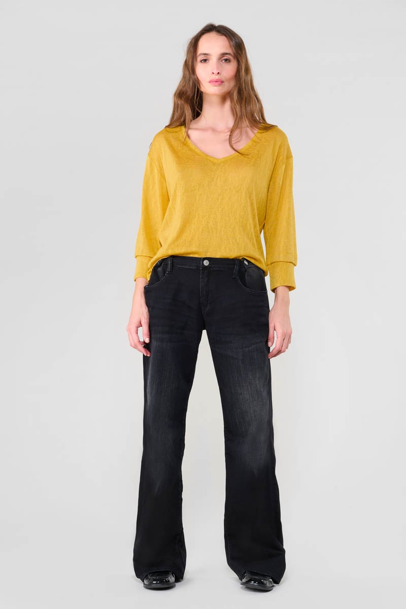 T-shirt Rondaan moutarde