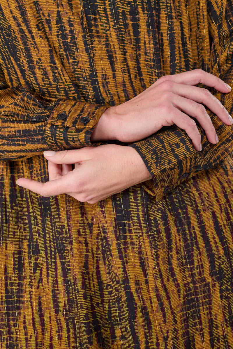 Robe Roy à motif tie and dye