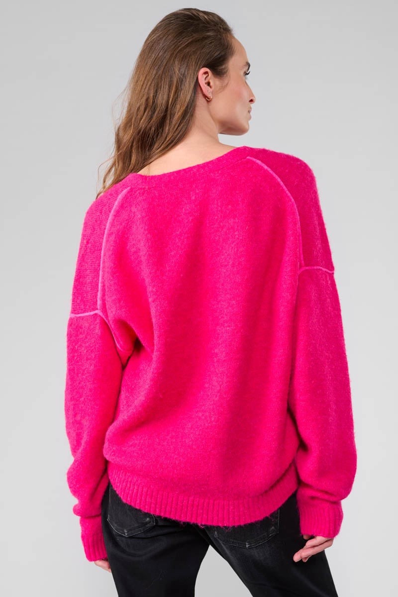 Pull Sanny framboise