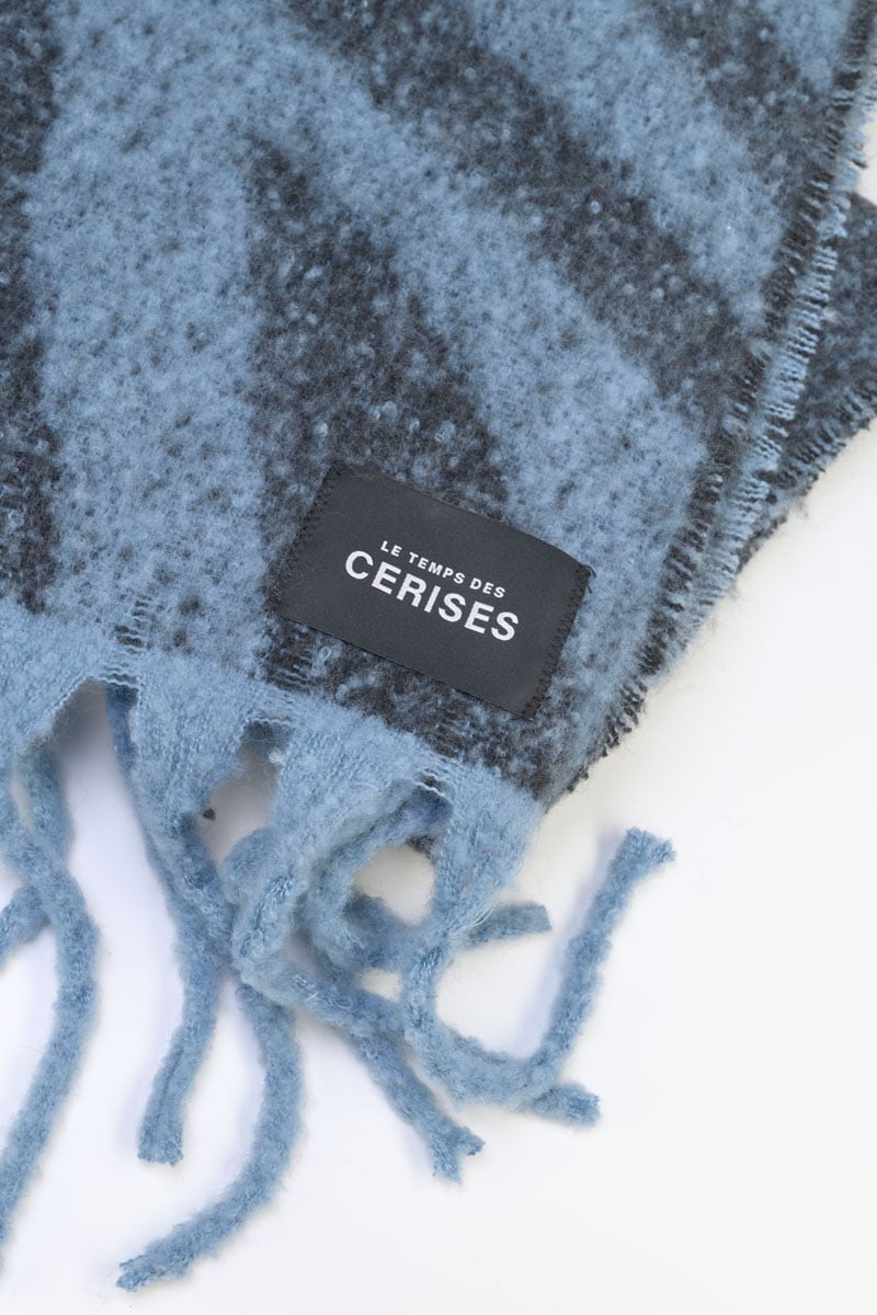 Echarpe Terara bleue