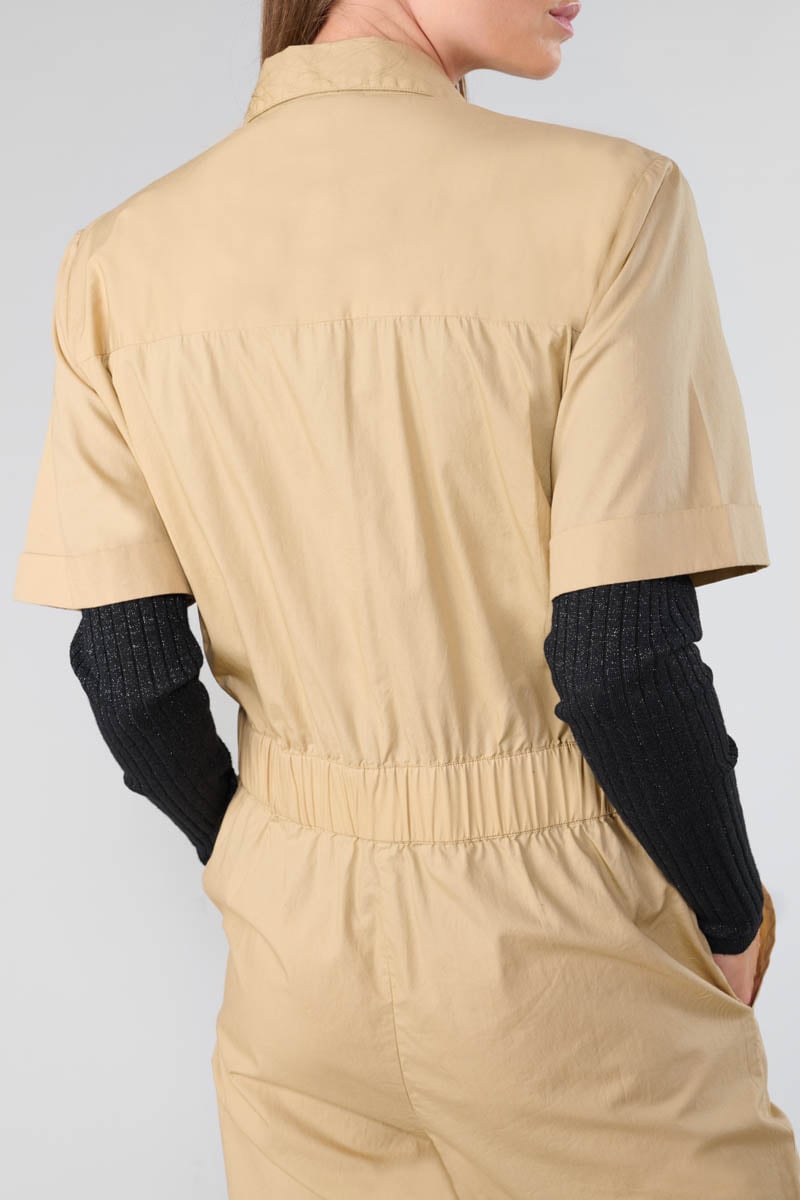 Combinaison Wide beige sable