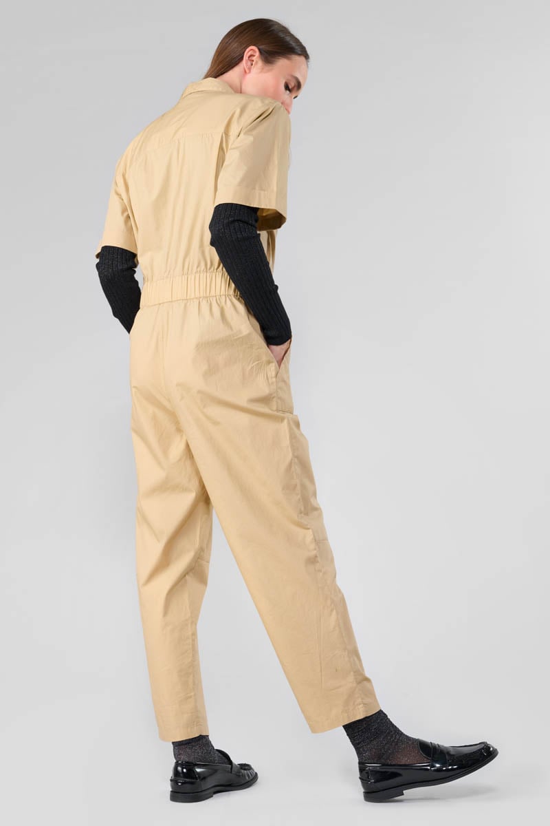 Combinaison Wide beige sable