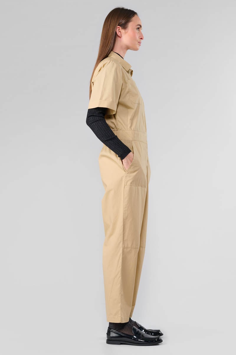 Combinaison Wide beige sable