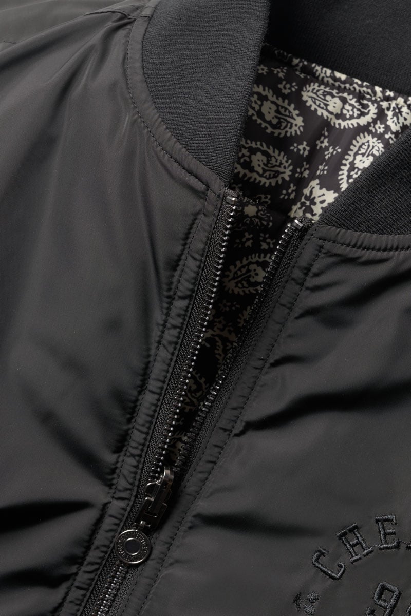 Veste réversible Argusgi noir à motif cachemire