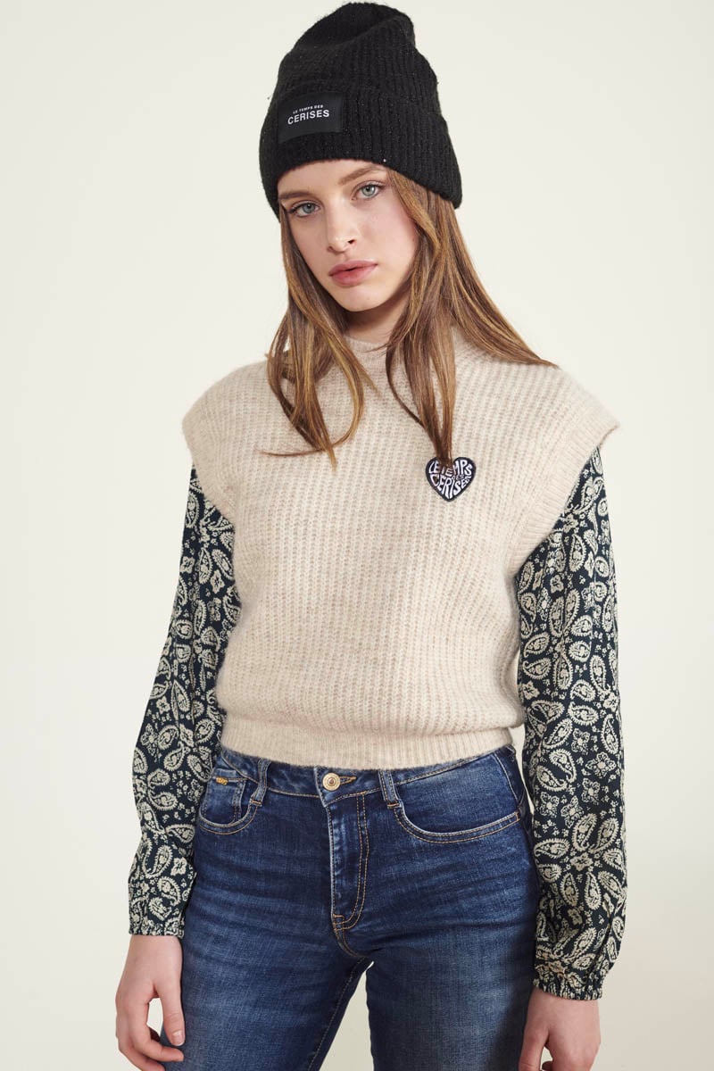 Sweat junior et pull ado fille Cardigan et Pull chaud fille