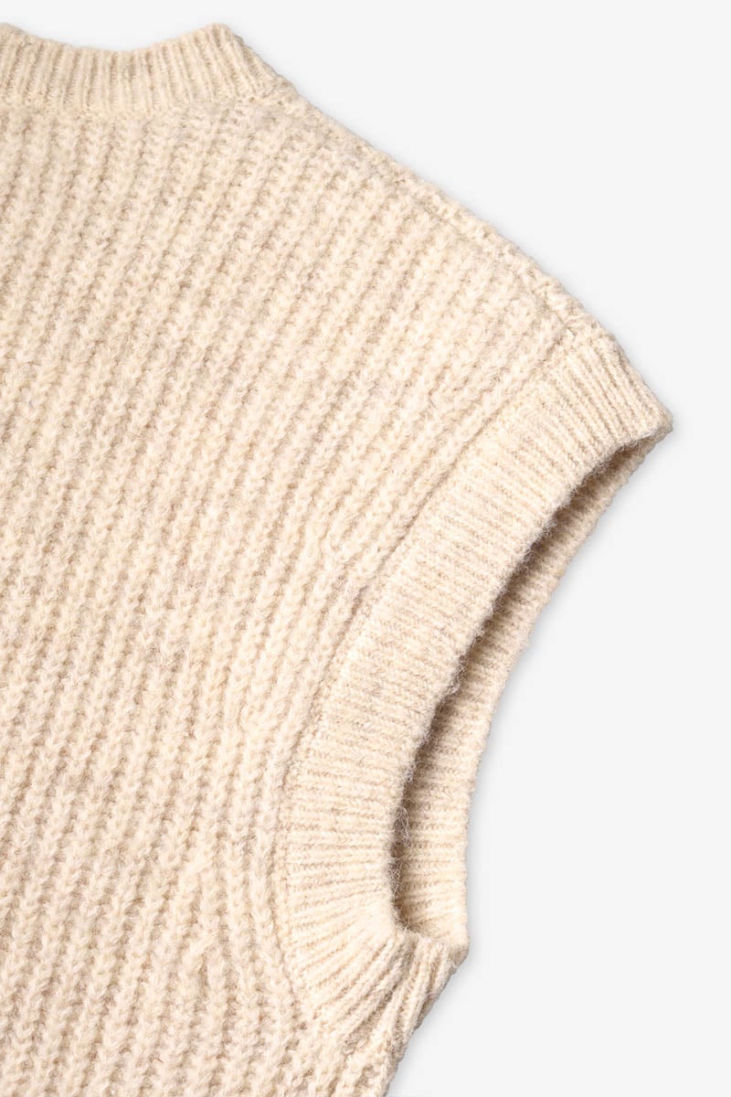 Pull Bellgi sans manches crème