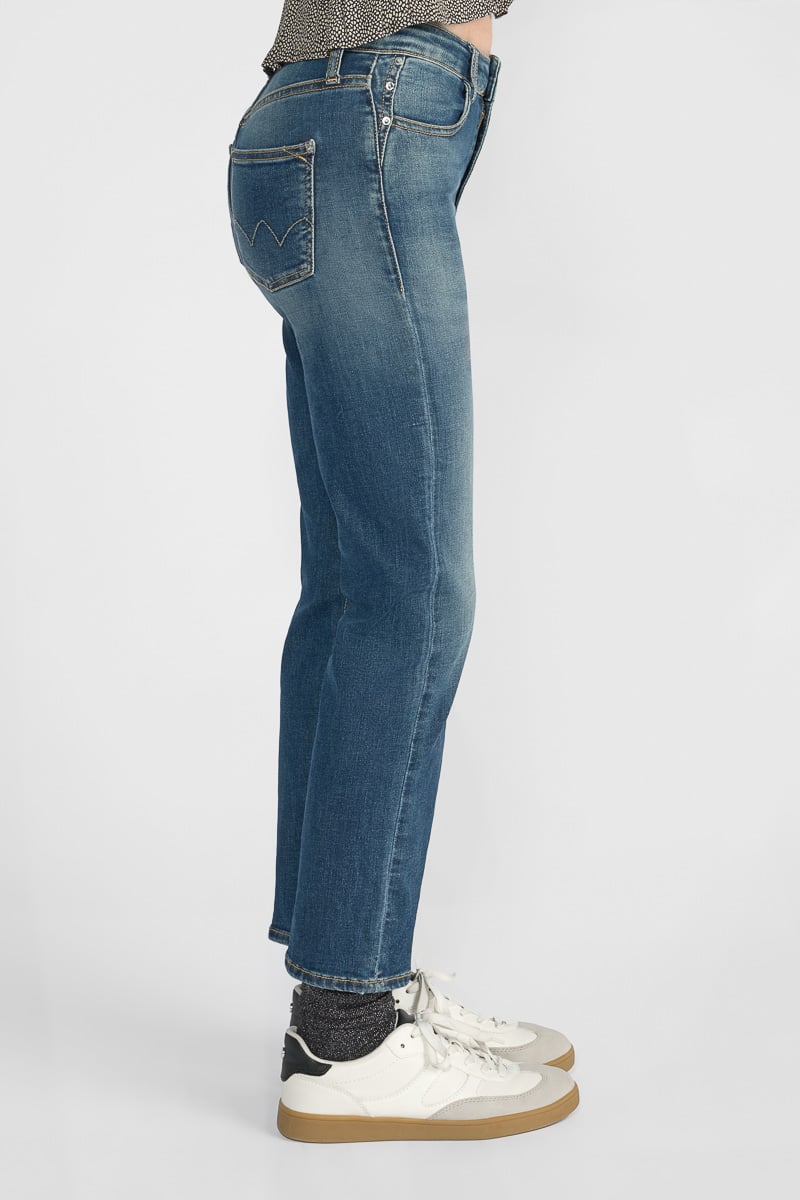 Jeans regular Lise taille haute bleu N°3