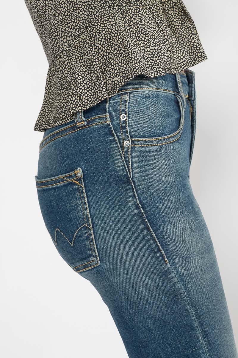 Jeans regular Lise taille haute bleu N°3