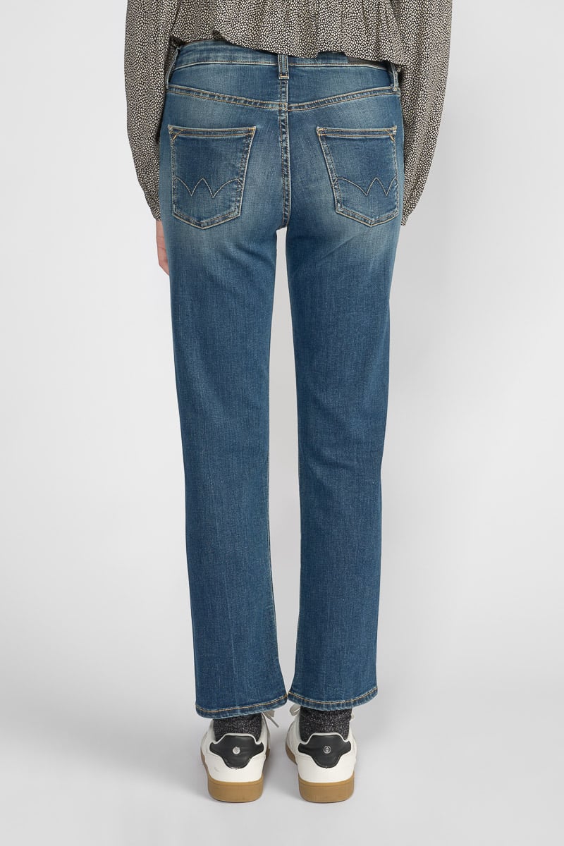 Jeans regular Lise taille haute bleu N°3