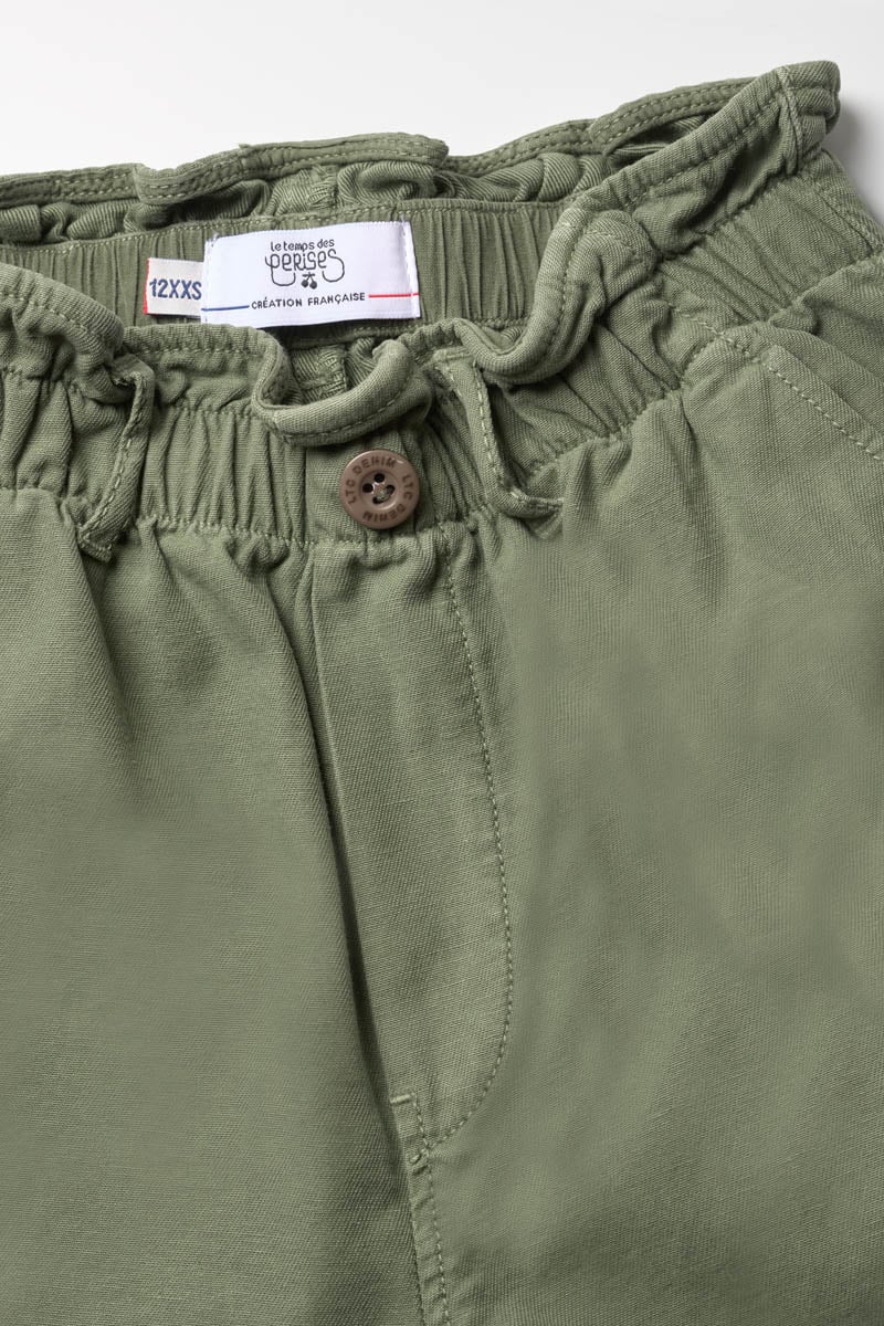 Pantalon cargo Magy kaki