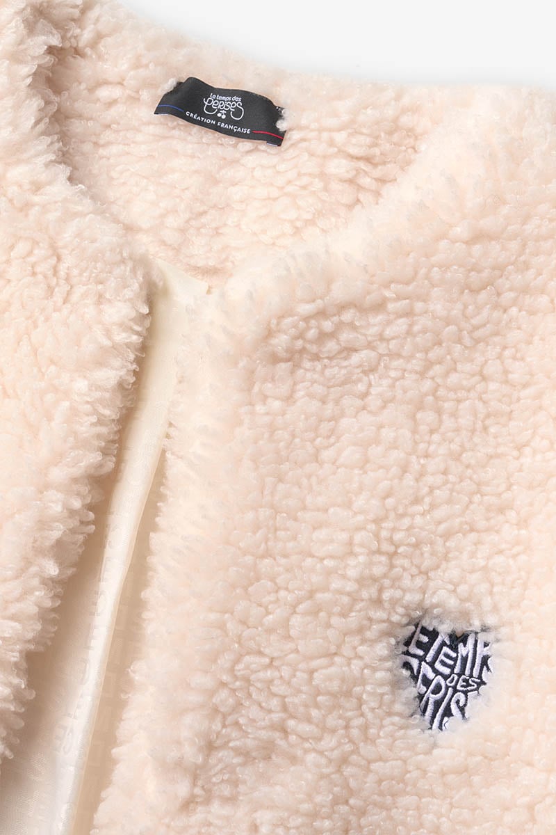 Veste sans manches Okagi crème