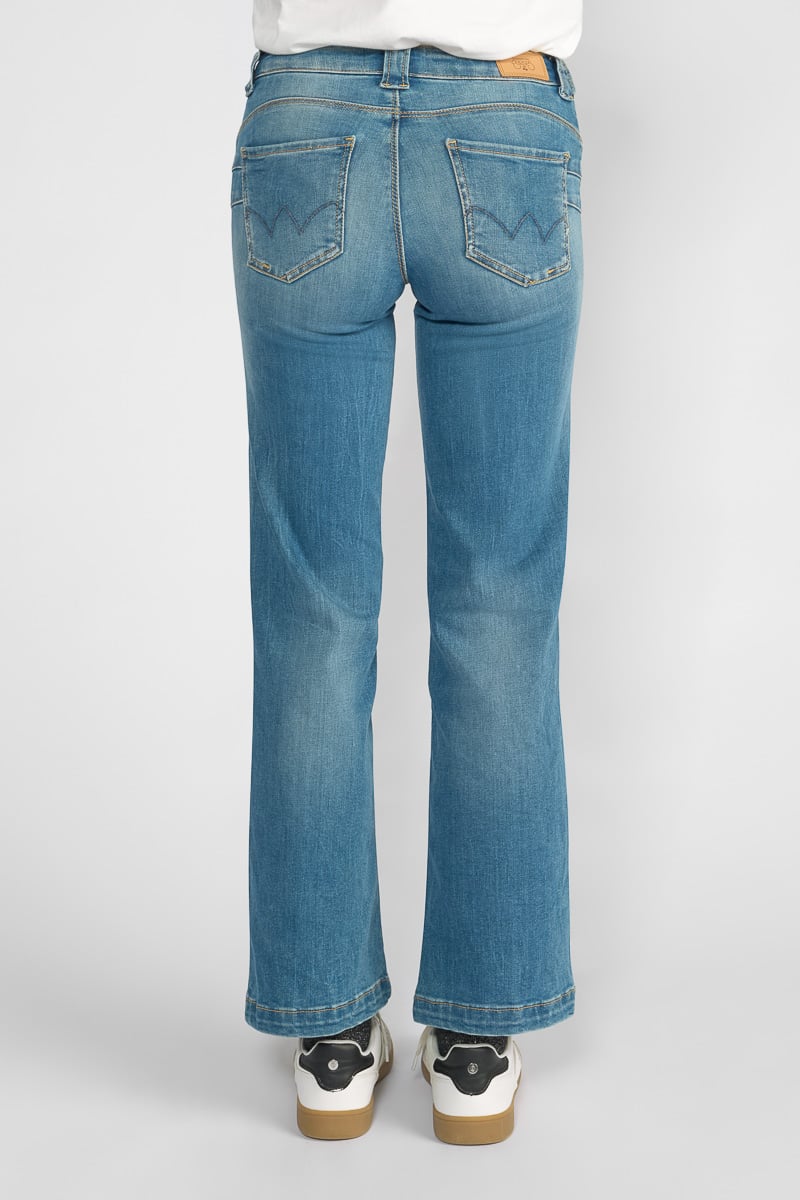 Jeans pulp flare taille haute bleu N°4