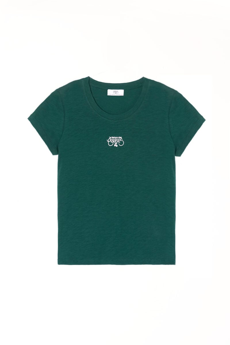 T-shirt Remusgi bleu canard