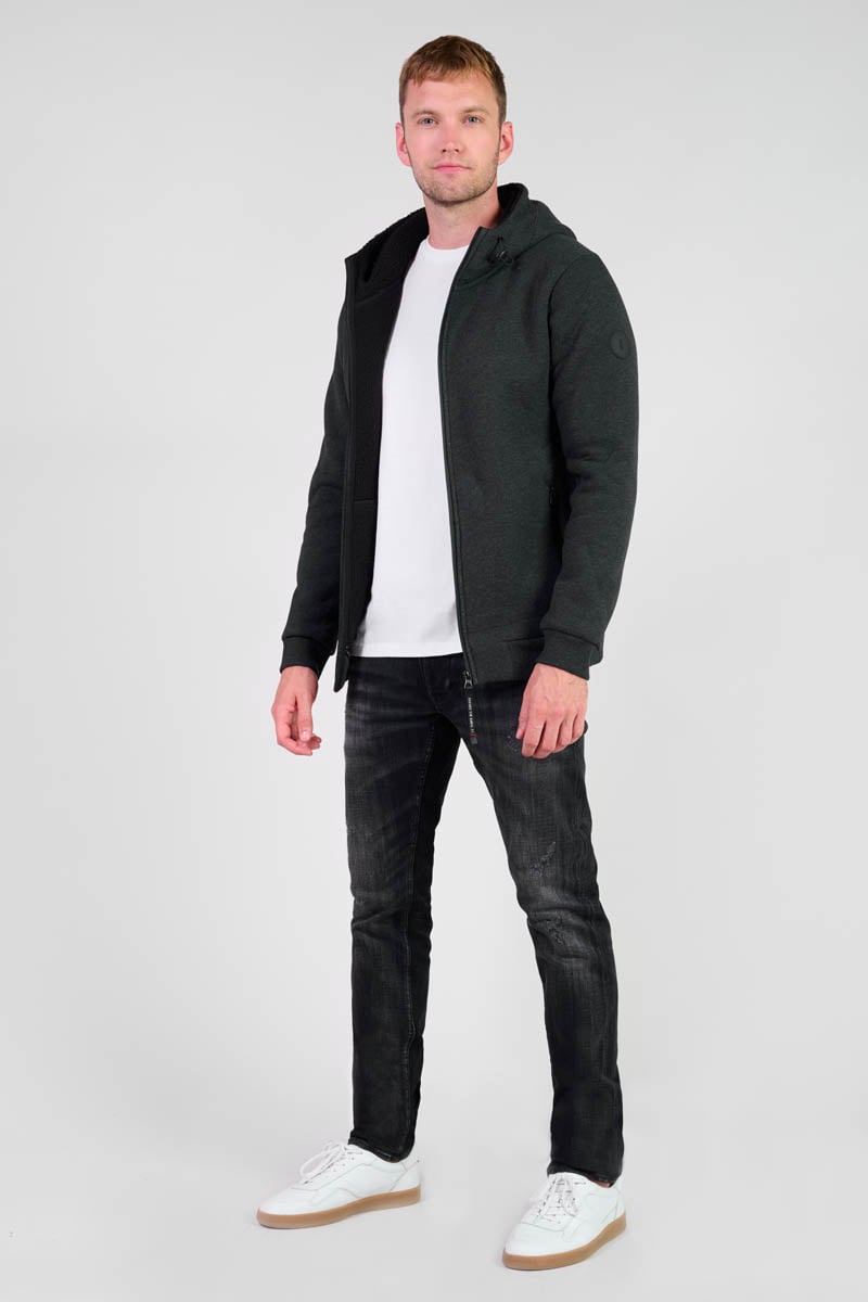 Veste zippée Disal grise