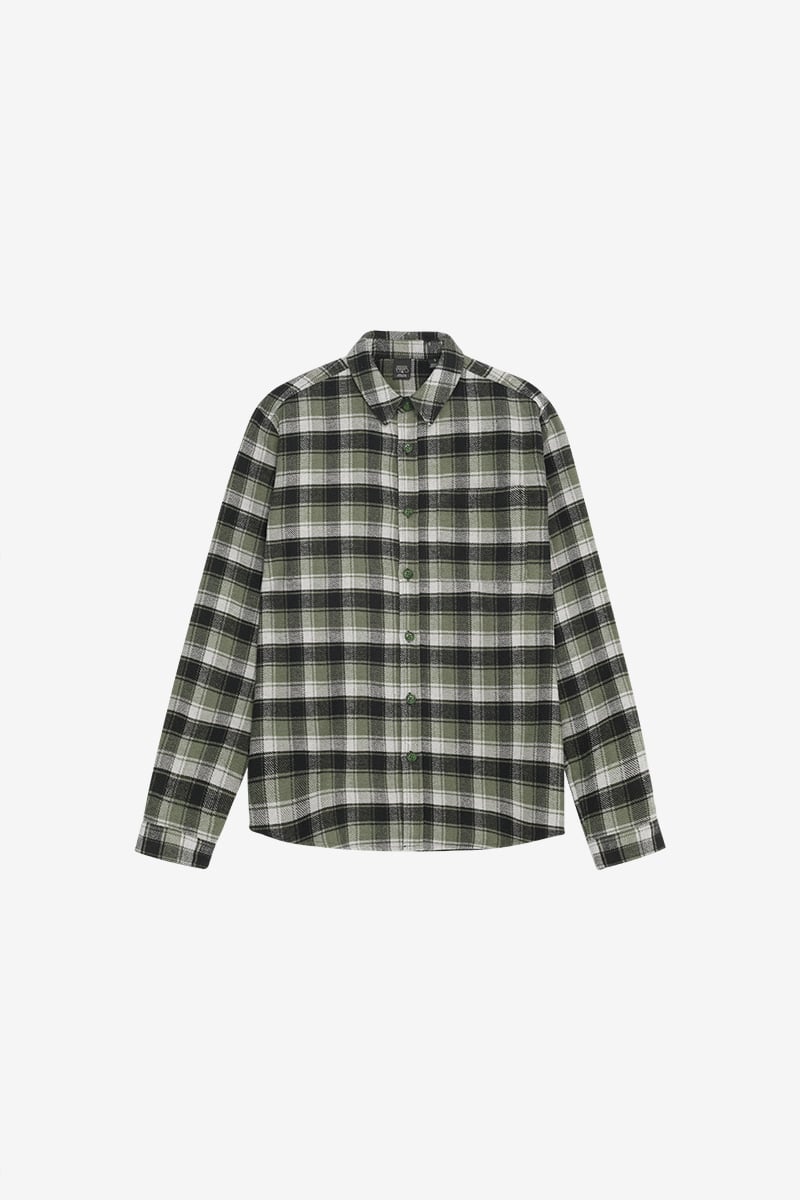 Surchemise Ferino verte à carreaux