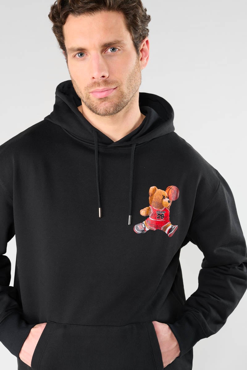 Sweat à capuche Loro noir