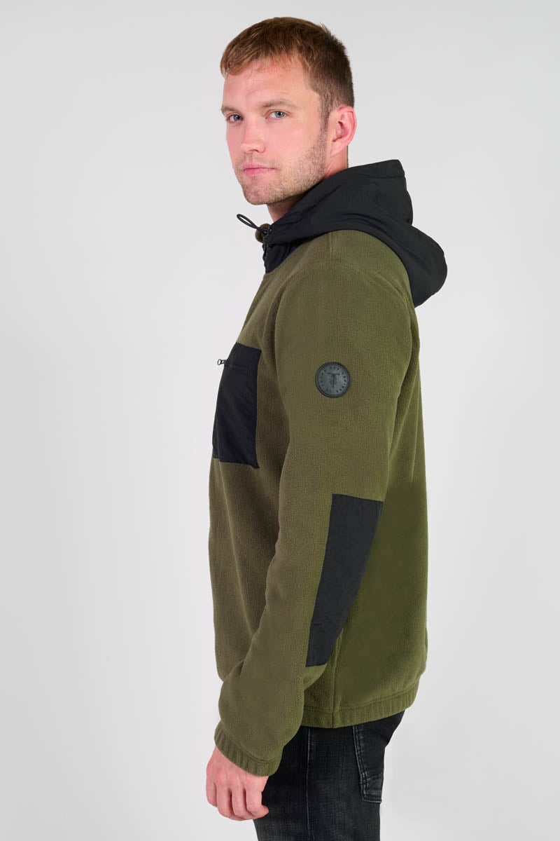Veste zippée Mirmon kaki