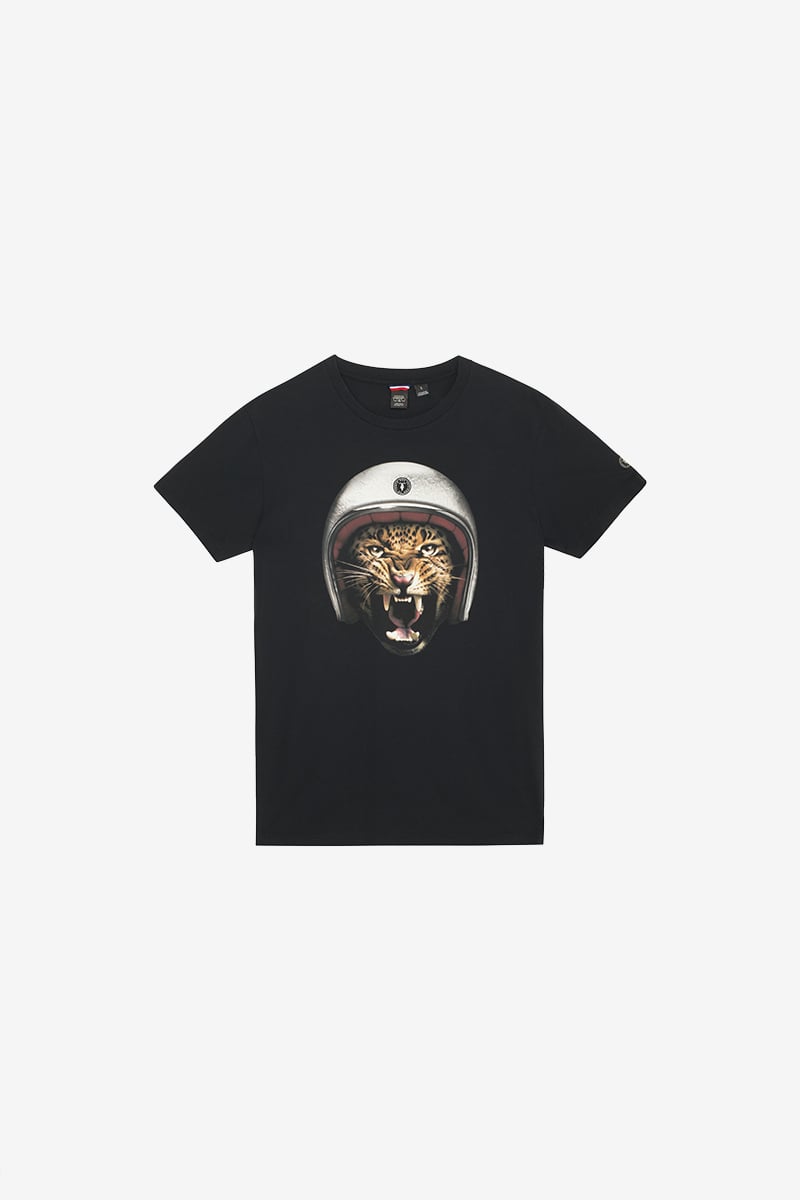 T-shirt Seth noir imprimé