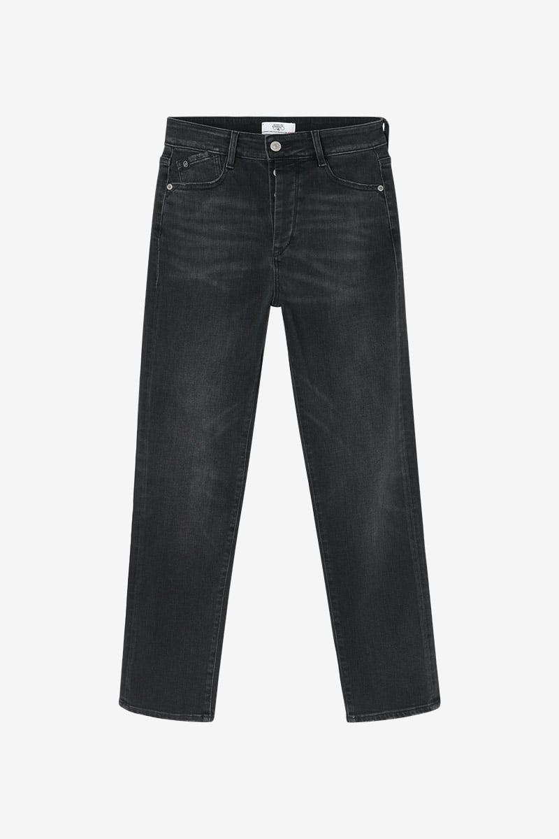 Jeans 400/17 mom Bambino taille haute 7/8ème noir N°1
