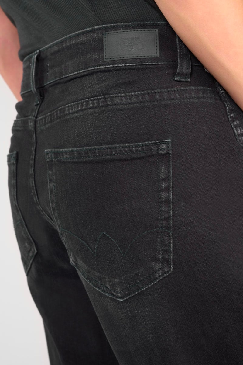 Jeans 400/60 girlfriend Kyo taille haute noir N°1