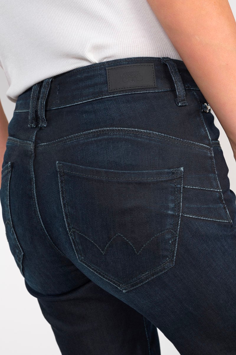 Jeans pulp flare Aglae taille haute bleu-noir N°2