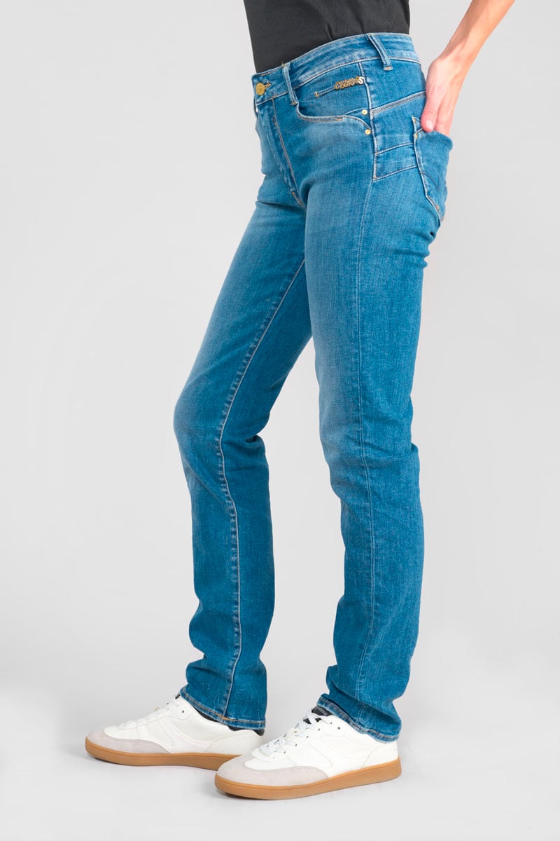 Jeans pulp regular Chic taille haute bleu N°3
