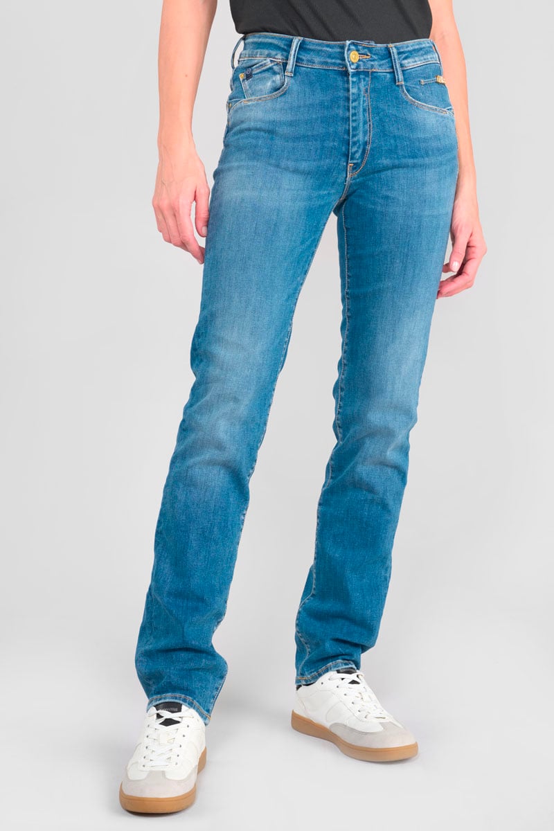 Jeans pulp regular Chic taille haute bleu N°3