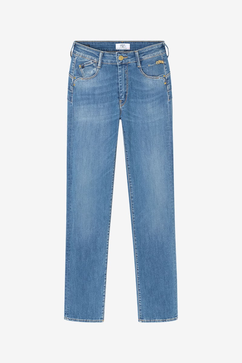 Jeans pulp regular Chic taille haute bleu N°3