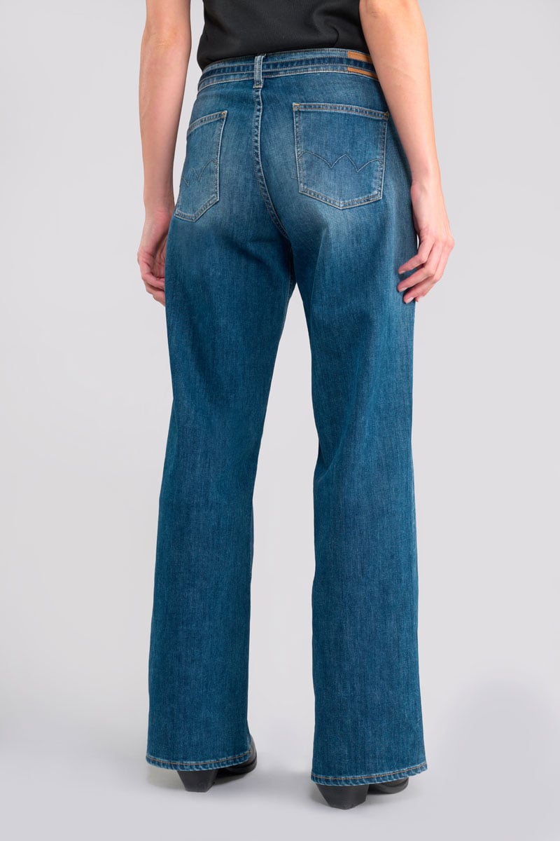 Jeans wide leg Lauryn Jab bleu N°3