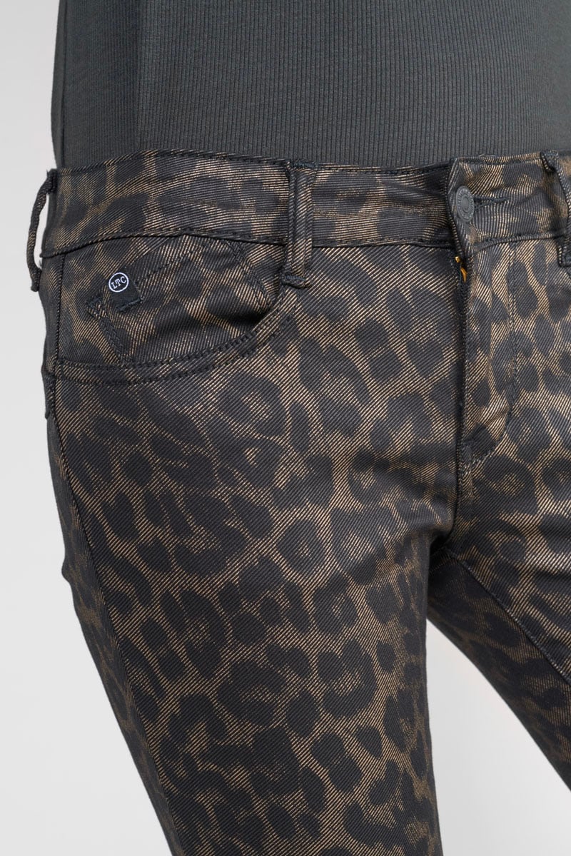 Pantalon pulp slim Leo 7/8ème enduit 