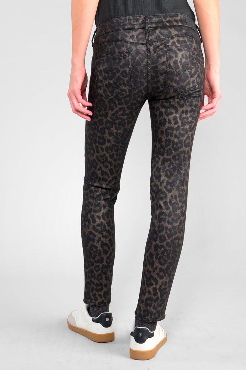 Pantalon pulp slim Leo 7/8ème enduit 