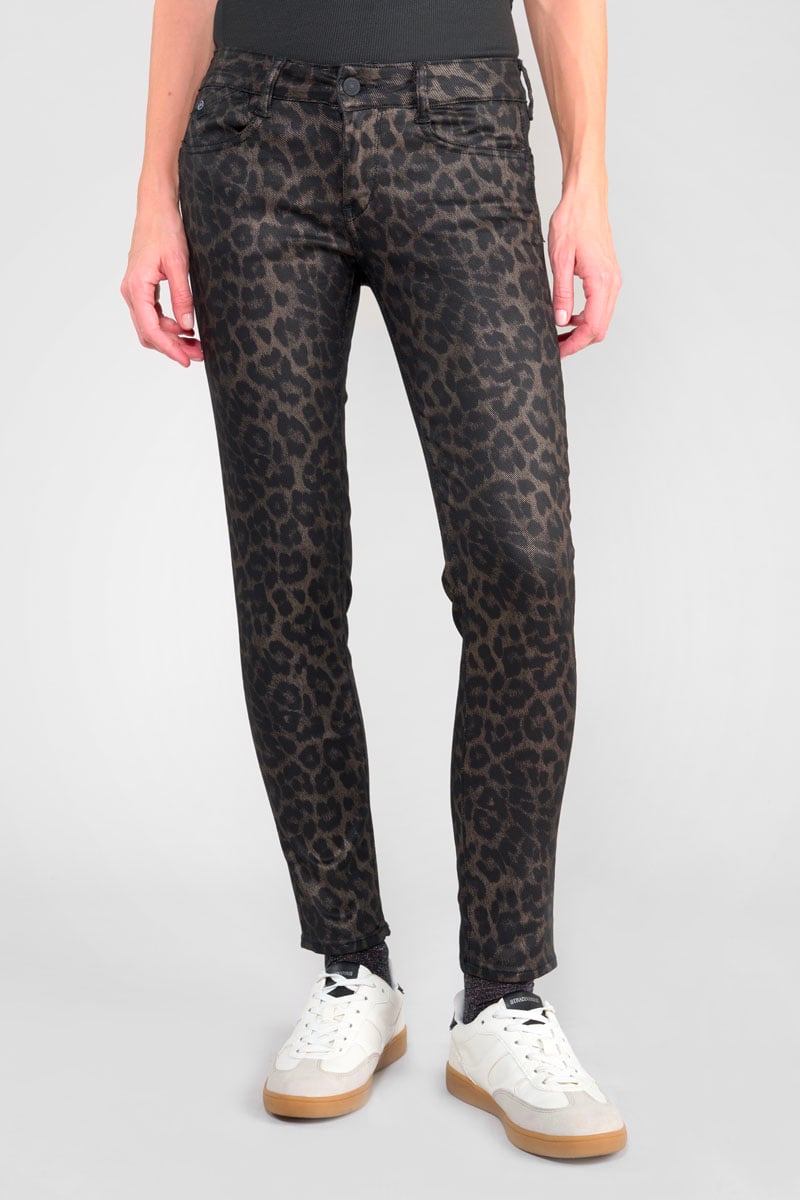 Pantalon pulp slim Leo 7/8ème enduit 