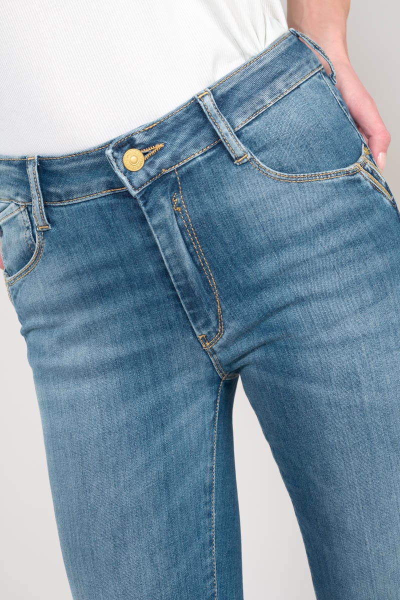 Jeans pulp slim Thiam taille haute 7/8ème bleu N°3