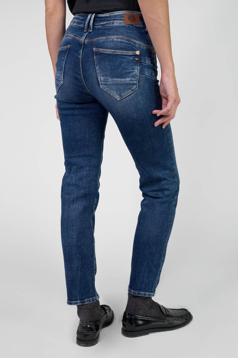 Jeans pulp regular Zep taille haute 7/8ème bleu N°2